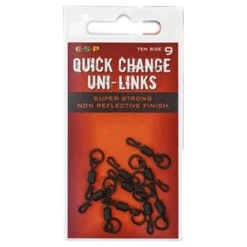 Obratlík s Kroužkem ESP Quick Change Uni-Links 10ks Velikost 9
