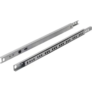 Nábytkové kování Walteco Částečný kuličkový výsuv 310 x 17 mm stříbrný