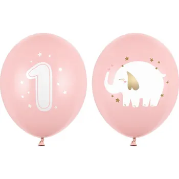 Balónek Balonek latexový 1. narozeniny girl
