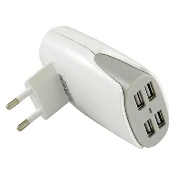 LC POWER Universal USB charger for up to 4 devices (2,1A, up to 20W)
