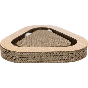 Trixie Škrábací karton image dřevo uvnitř míčky 36 x 5 x 36 cm