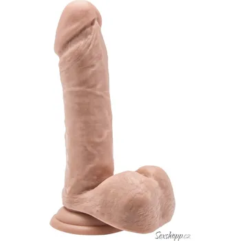 Dildo Realistické dildo s varlaty a přísavkou Get Real 7"