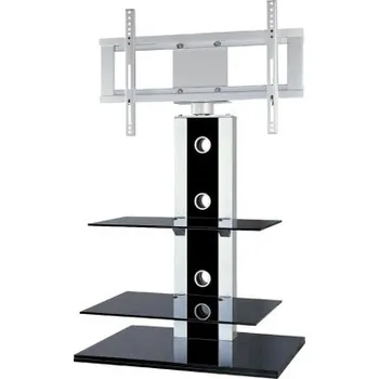 Obývací pokoj PRIME Falcon skleněný TV stolek s držákem