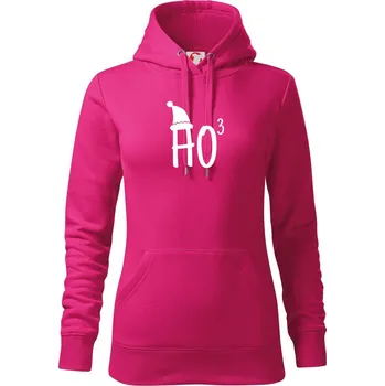 Dámská mikina Ho3 - Mikina dámská Cape s kapucí - XS ( Purpurová )