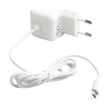 Valueline Nabíječka 2.1A, USB micro - AC 230 V konektor do zásuvky, bílá - 1m (VLMP60891W10)