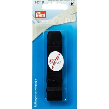 Prodlužovač na podprsenku černý 1x3, šíře 20 mm