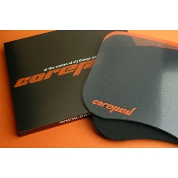 Podložka pod myš COREPAD Glass MousePad Black/Orange