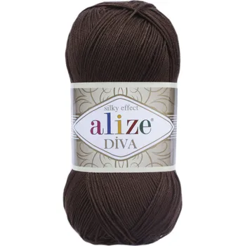 Příze Alize Příze Diva 26 tmavě hnědá