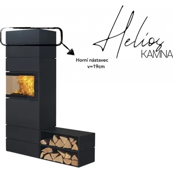 Krbová kamna Austroflamm Dexter horní nástavec (V 19cm)