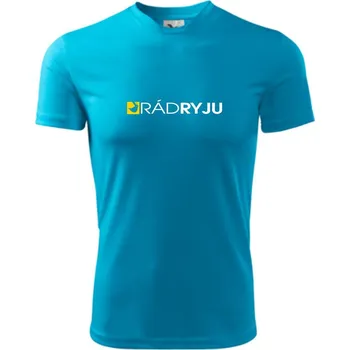 Pánské tričko Rád ryju lžíce - Pánské triko Fantasy sportovní (dresovina) - 2XL ( Světlý tyrkys )