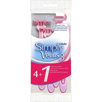 Gillette jednorázové holicí strojky Venus3 Simply 4+1 ks