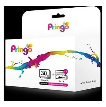 Tiskárna PRINGO P30 Silver (Sada páska + papír pro vyhotovení 30 fotografií na Pringo P231)