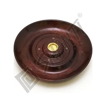 Aroma difuzér Stojánek na vonné tyčinky - talířek dřevo 15 cm