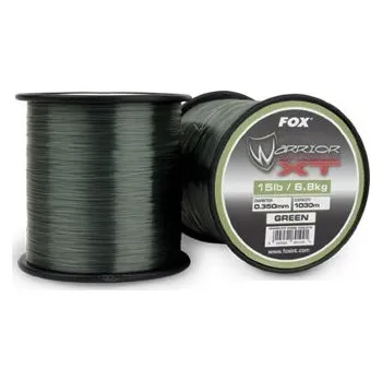 FOX Vlasec Warrior XT Green 0,30mm - 0,38mm 870m -1320m Průměr-Nosnost: 0,331mm/1150m 5,4kg