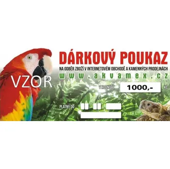 Dárkový potravinový koš Dárkový poukaz v hodnotě 1000,00 Kč