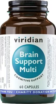 Přípravek na podporu paměti a spánku viridian Brain Support Multi 60 cps.