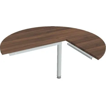 Kancelářský vozík HOBIS přídavný stůl jednací levý - CP 22 L N, ořech + doprava zdarma