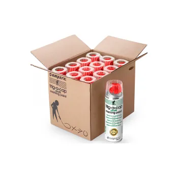 Barva ve spreji Ampere Sprej křídový ruční Trig-a-cap CHALK TEMPORARY ČERVENÝ, bal. 12 ks