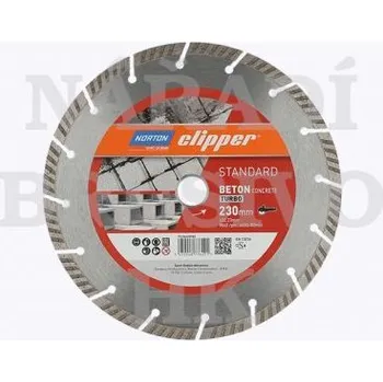Řezný kotouč Norton Clipper Diamantový kotouč 230x22,2 STANDART BETON 5450248776291