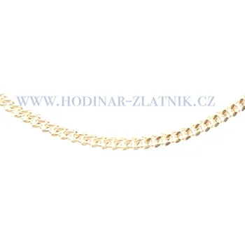 Souprava šperků řetízek pancr ze žlutého zlata OLI21010002611581