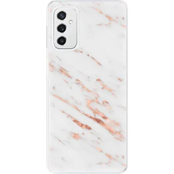 Pouzdro na mobilní telefon Odolné silikonové pouzdro iSaprio - Rose Gold Marble - Samsung Galaxy M52 5G