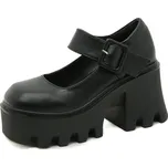 Lodičky se širokým páskem na protiskluzové platformě GoodDayGirl Velikost: 35, Varianta: PU