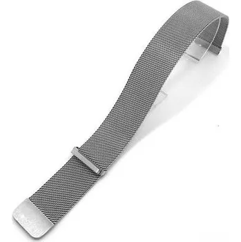 Řemínek na hodinky Deveroux Ocelový milánský řemínek WD016, magnet - Stříbrný DEV0061 Stříbrný - 22 mm