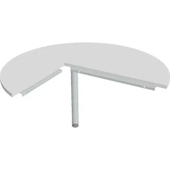 Kancelářský vozík HOBIS přídavný stůl jednací pravý - CP 22 P N, bílá + doprava zdarma