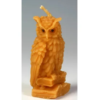 Svíčka Pleva Sova velká 9.3 cm