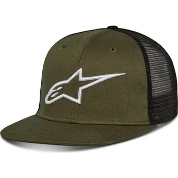 Pokrývka hlavy kšiltovka CORP TRUCKER HAT, ALPINESTARS (zelená/černá)