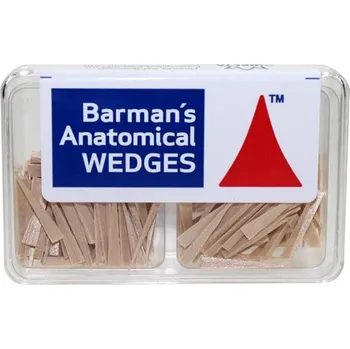Zdenické nářadí Barman Wedges dřevěné klínky malé (světlé), 200ks