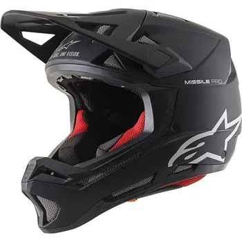 Cyklistická přilba Helma Alpinestars MTB Missile Pro Solid black matt vel. XL