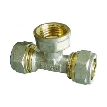 rozdělovač topení Pex-AL-Pex T-kus šroubovací vnitřní 18 x 3/4" x 18