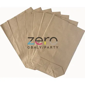 Obalový materiál Sáček papírový kupecký křížový 2,0 kg, 1vrstvý - přírodní (atest)