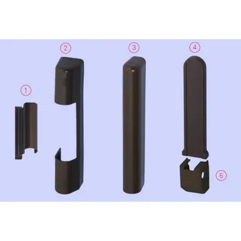 Dveřní kování ROTO NT krytka pro spodní ložisko krátké Barva: hnědá