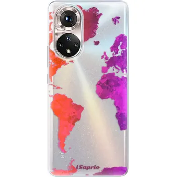 Pouzdro na mobilní telefon Odolné silikonové pouzdro iSaprio - Warm Map - Honor 50