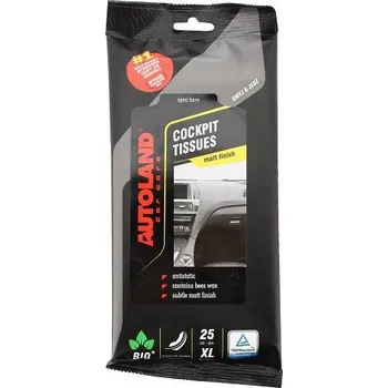 Čistič plastových dílů Compass Ubrousky XL na palubní desku NATURAL 25ks