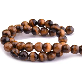 Dětské navlékací korálky Tygří oko 10mm