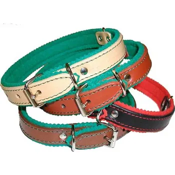 Obojek pro psa Chopo Obojky s pěnovkou do 50cm HAFY Barva: Hnědá