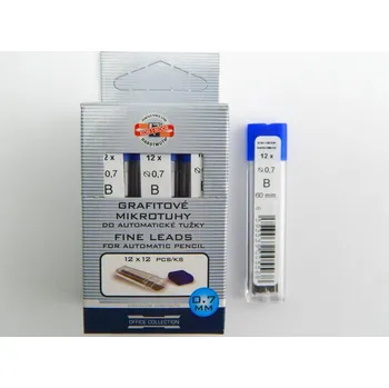 Náplň do psacích potřeb Tuhy do mikrotužky 4162, 0,7 mm, tvrdost B