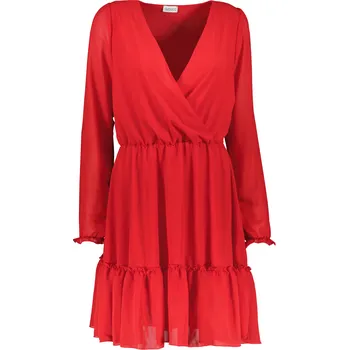 Dámská móda Dámské šaty NUMOCO LAUREN A329-2 ČERVENÁ S