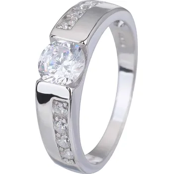 Prsten Bealio BEALIO Stříbrný prsten SOLITÉR výrazný Velikost prstenu: 50 03-06812-1064