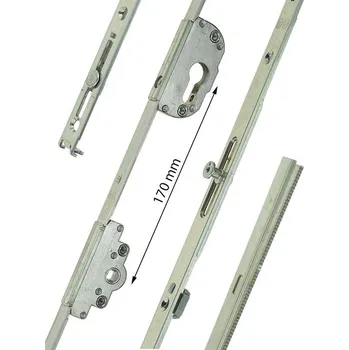 Příslušenství k oknu G-U převodovka fixní zamykací DM 25-50 Výška kliky [GM] | Výška křídla [FFH]: Gr.1940 G980 | FFH 1851-2100/3MV, Dorn: 25 mm