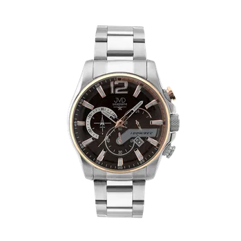 Hodinky Pánské vodotěsné náramkové hodinky JVD JE1002.2 - chronograf 10ATM (POŠTOVNÉ ZDARMA!!)