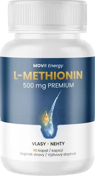 Přírodní produkt MOVit Energy L-Methionin Premium 500 mg 90 cps.