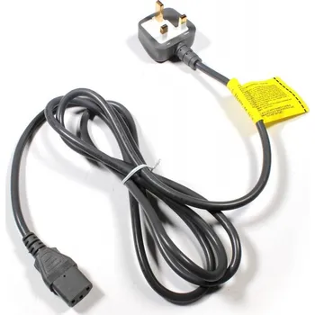 Napájecí kabel Jet Dryer Napájecí kabel - UK vidlice BS1363 (Type G) / konektor IEC C13 - šedý