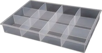 Organizér galanterie Kraftika Plastový box transparentní 23 x 34,5 x 4,5 cm