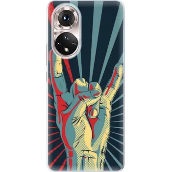 Telefonní příslušenství Odolné silikonové pouzdro iSaprio - Rock - Honor 50