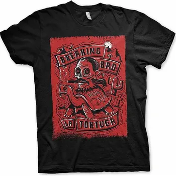 Pánské tričko Breaking Bad tričko, La Tortuga - Hola Death Black, pánské L
