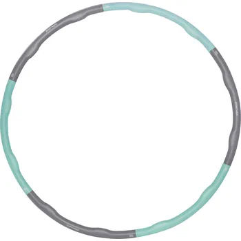 Obruč Sportvida Hula Hoop 100 cm šedo-modrá